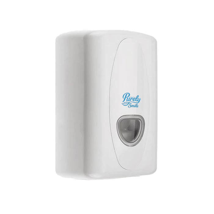 Purely Smile Bulk Pack Toilet Tissue Dispenser White