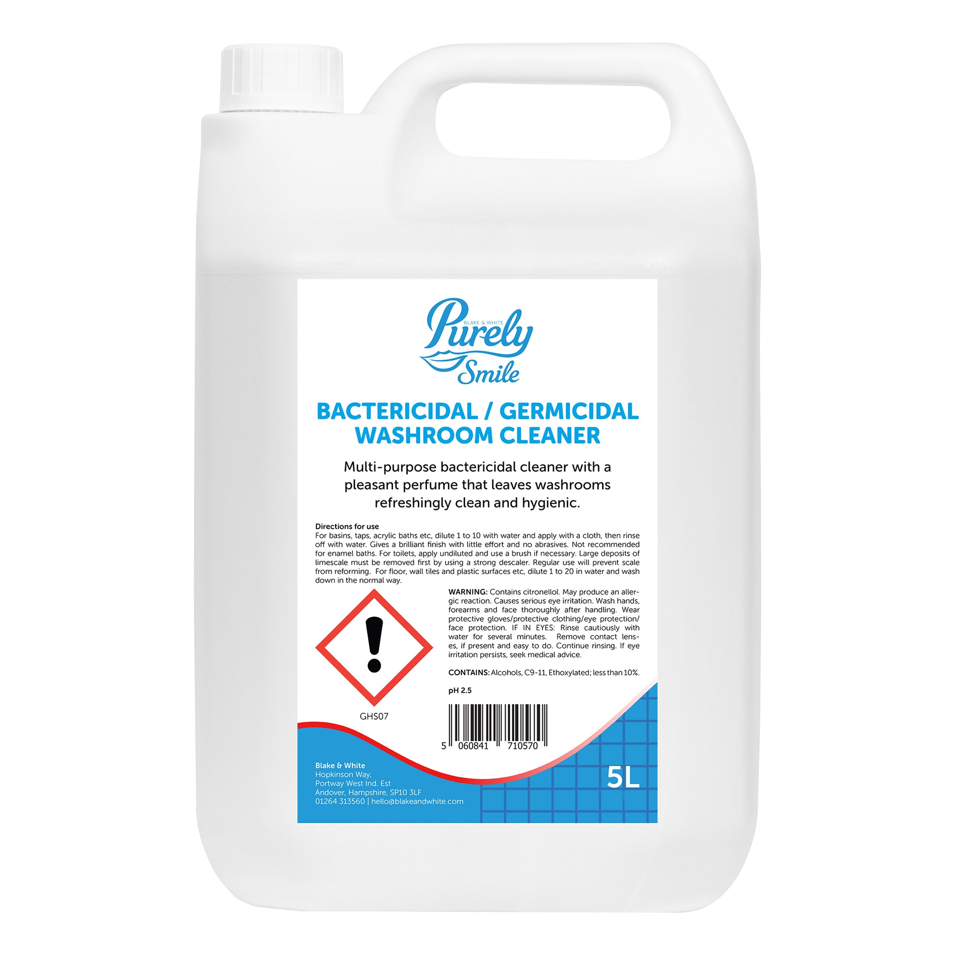 Germ-Fighting Washroom Cleaner Concentrate (5L) | Purely Smile