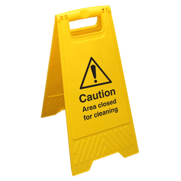 Purely Protect Cleaning Sign Discreet & Easy-to-Use Stand