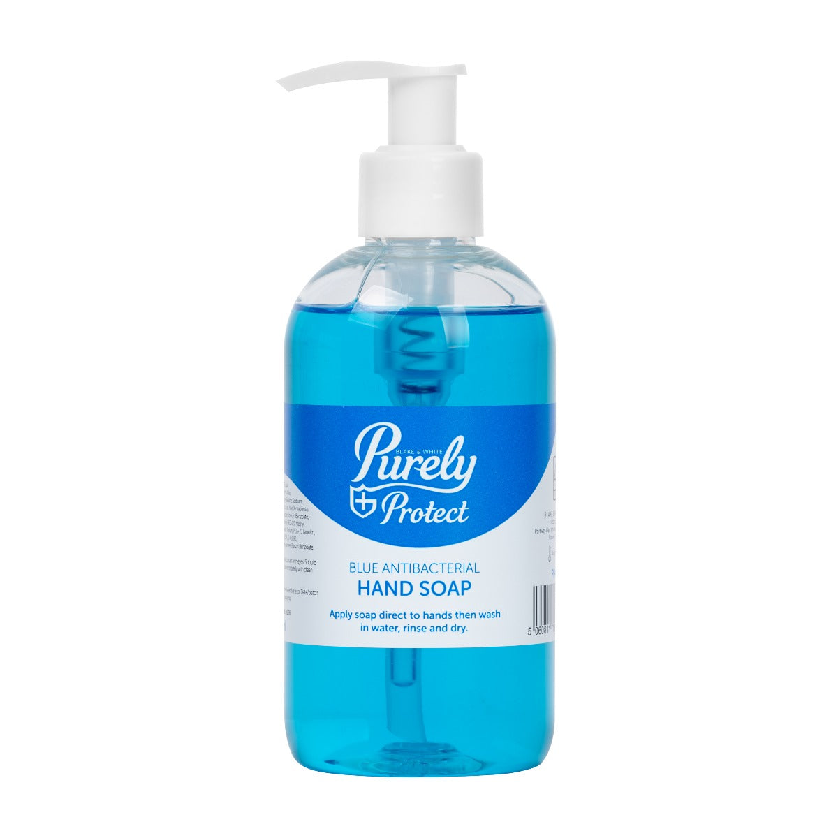 Purely Protect Antibacterial Pump Soap - Blake & White - UK Stock