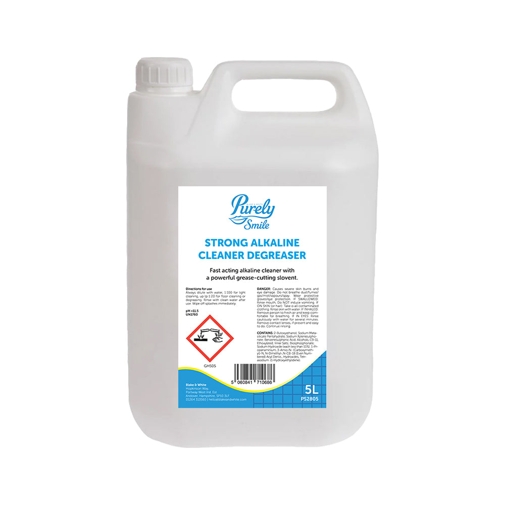 Purely Smile Strong Cleaner Degreaser (5L) - Cuts Grease Fast & Easy