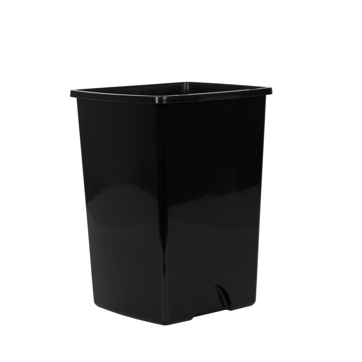 Purely Smile Roll Top Bin (25L) - Black - Sleek & Space-Saving