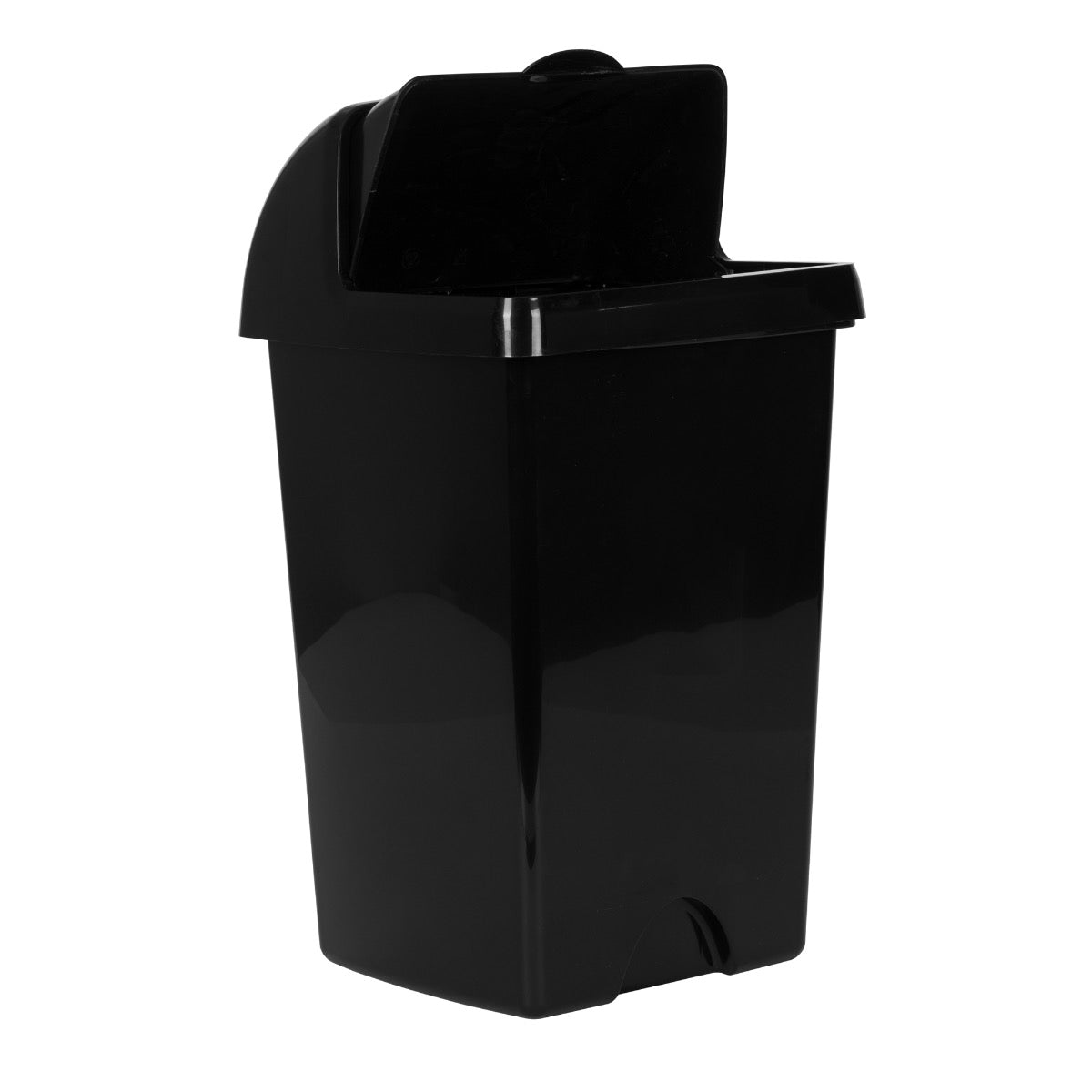 Purely Smile Roll Top Bin (25L) - Black - Sleek & Space-Saving