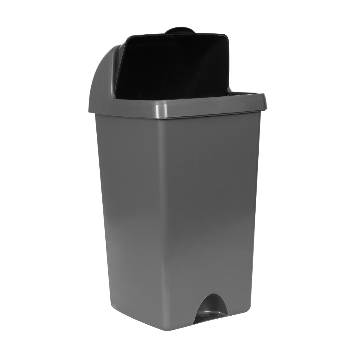 Purely Smile 50L Grey Roll Top Bin: Clean & Modern Design