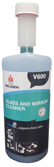SELDEN (V600) V-MIX GLASS CLEANER 1L - EACH