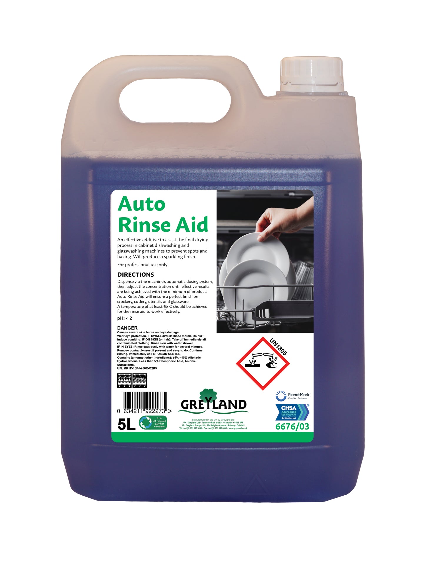 Purely Smile Rinse Aid 5 Litre