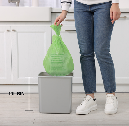Purely Kind Compostable Food Waste Bag 10L - 50 Rolls of 24