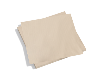 40 x 40cm, unbleached napkins, pack of 1200