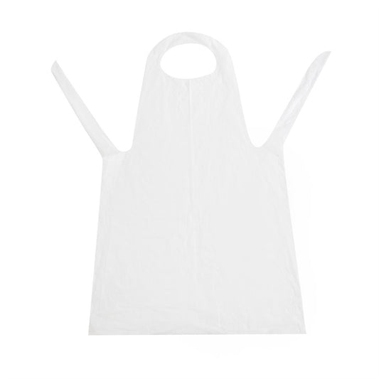 Purely Protect 16mu Disposable White Aprons on a Roll x 1000