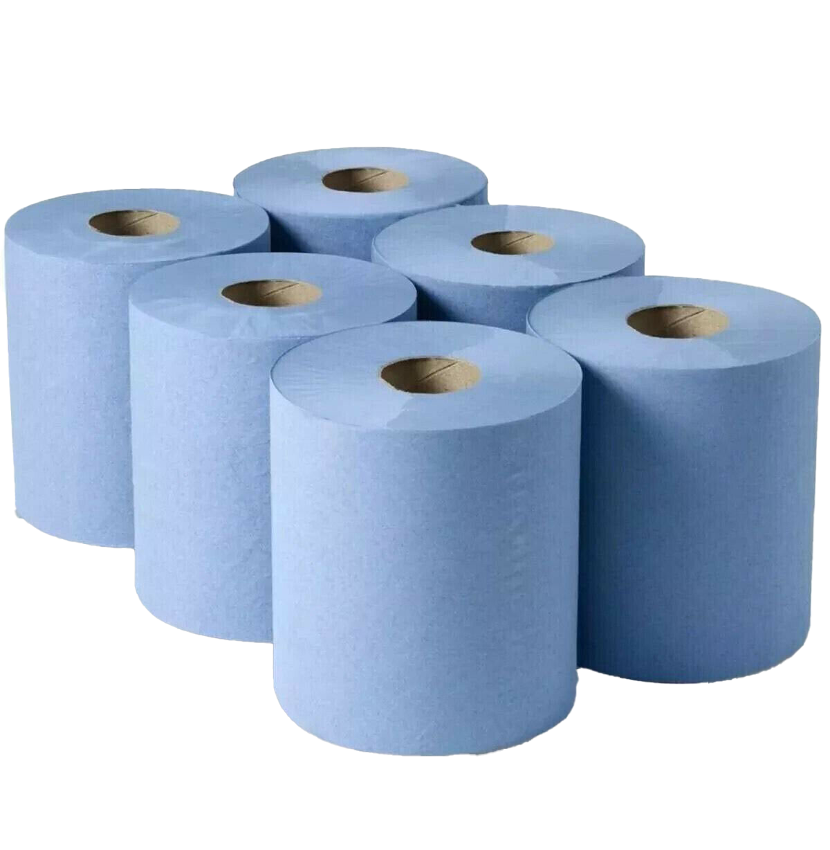 Purely Smile Centrefeed 2ply 550X185mm Sheet Blue Pack of 6