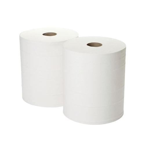 Purely Smile Forecourt Wiper Roll White - case of 2 x 360m