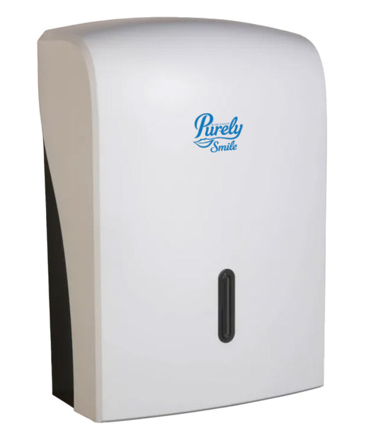 Purely Smile Hand Towel Dispenser White