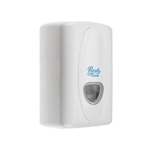 Purely Smile Bulk Pack Toilet Tissue Dispenser White