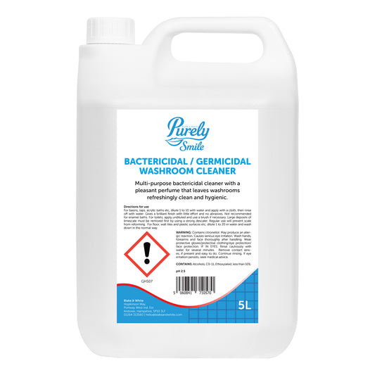 Purely Smile Washroom Cleaner Germicidal 5L Concentrate