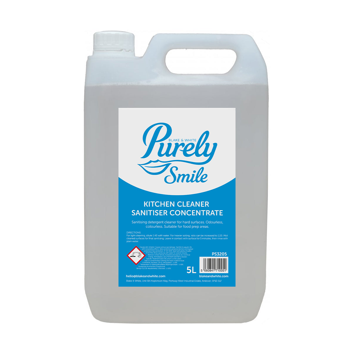Purely Smile Kitchen Cleaner Sanitiser 5L Concentrate