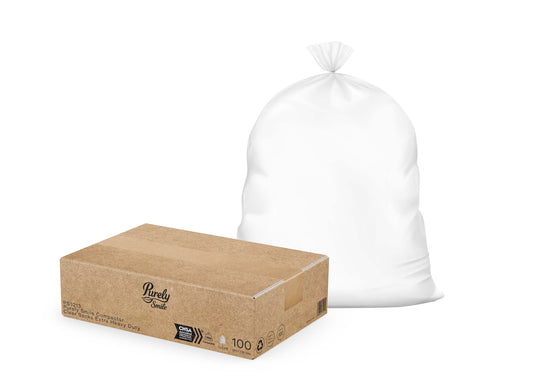 Purely Smile Compactor Sack Clear Extra Heavy Strength x 100