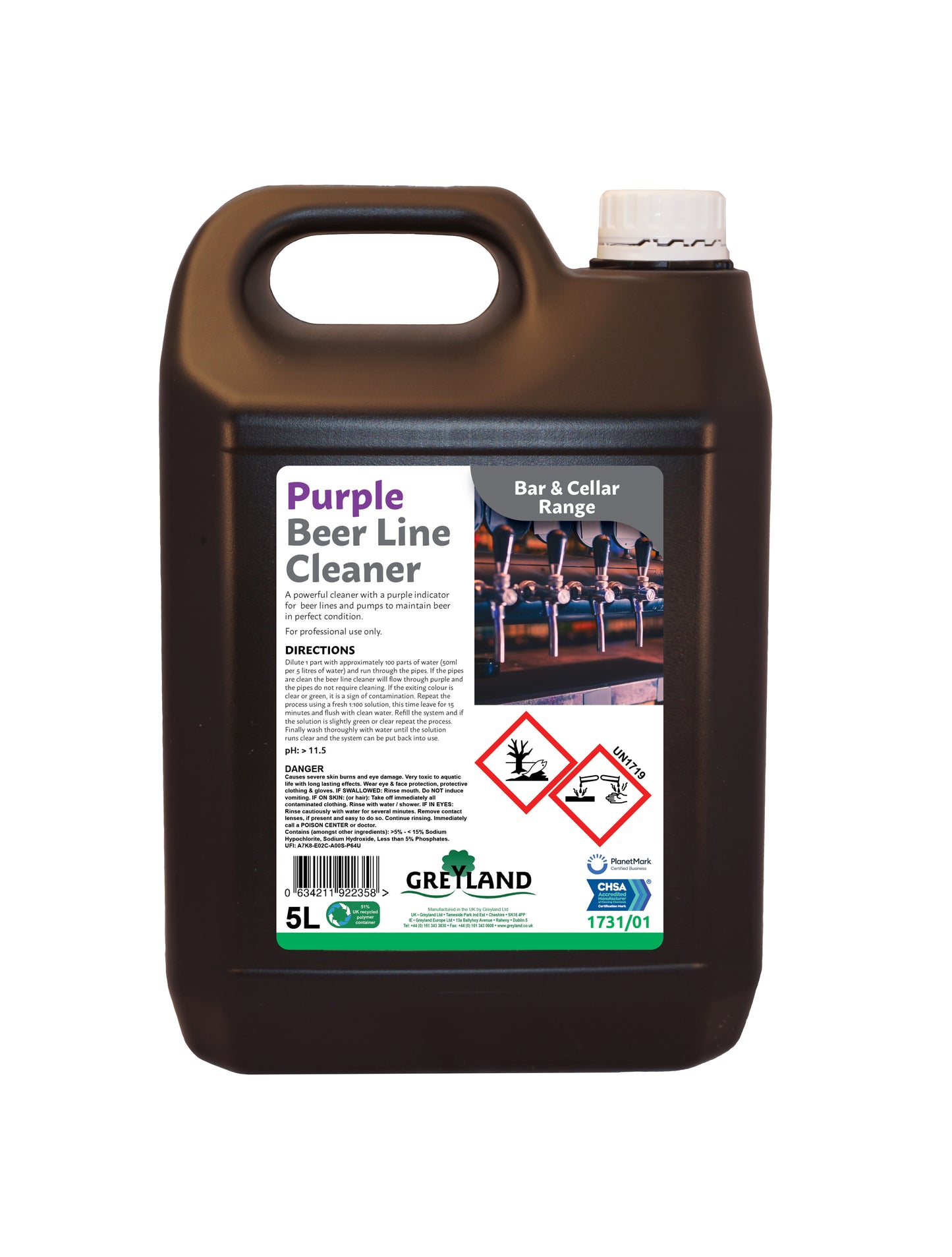 Purely Smile Purple Beer Line Cleaner 5L