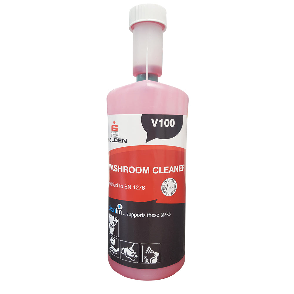 Selden V100 Daily Washroom Cleaner (1L) - Kills Bacteria