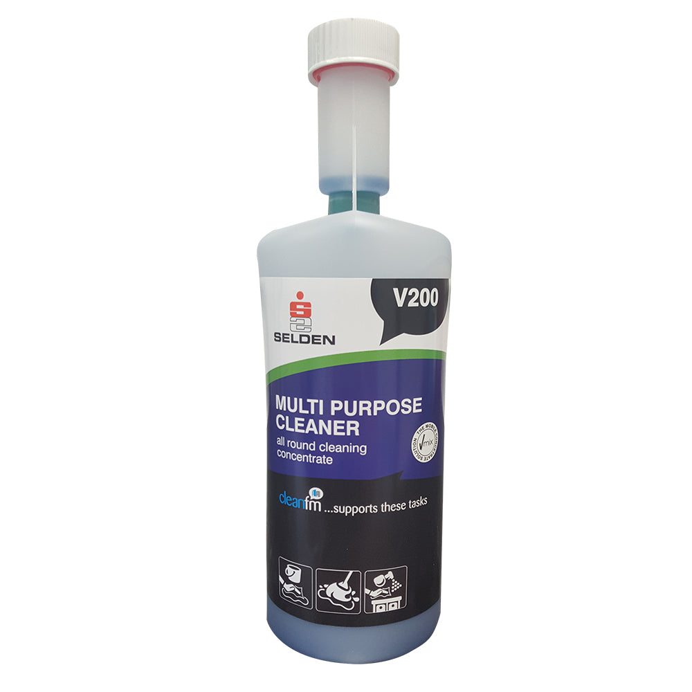 SELDEN V200 Multi-Purpose Cleaner (1L) - Cleans Most Surfaces