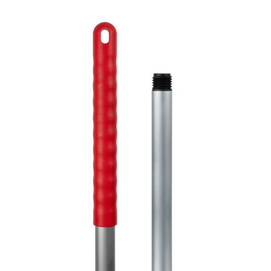 Purely Smile Red Aluminum Mop Handle (Lightweight & Strong)