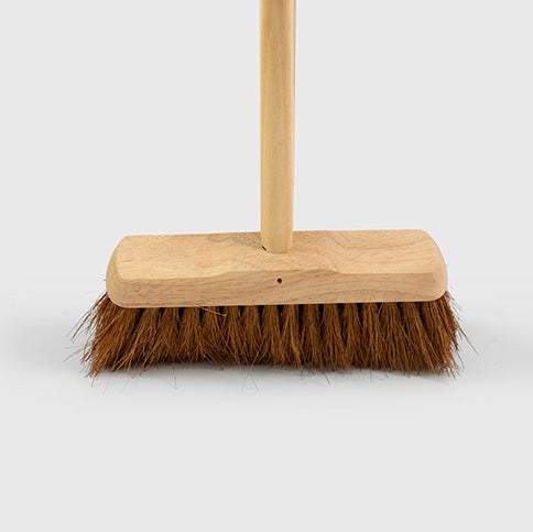 Wooden Deck Scrubber Effortless Cleaning & C-Shaped Handle