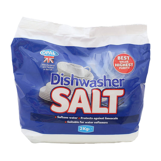 Purely Smile Opal Dishwasher Salt (2kg) - Prevents Limescale & Hard Water Spots
