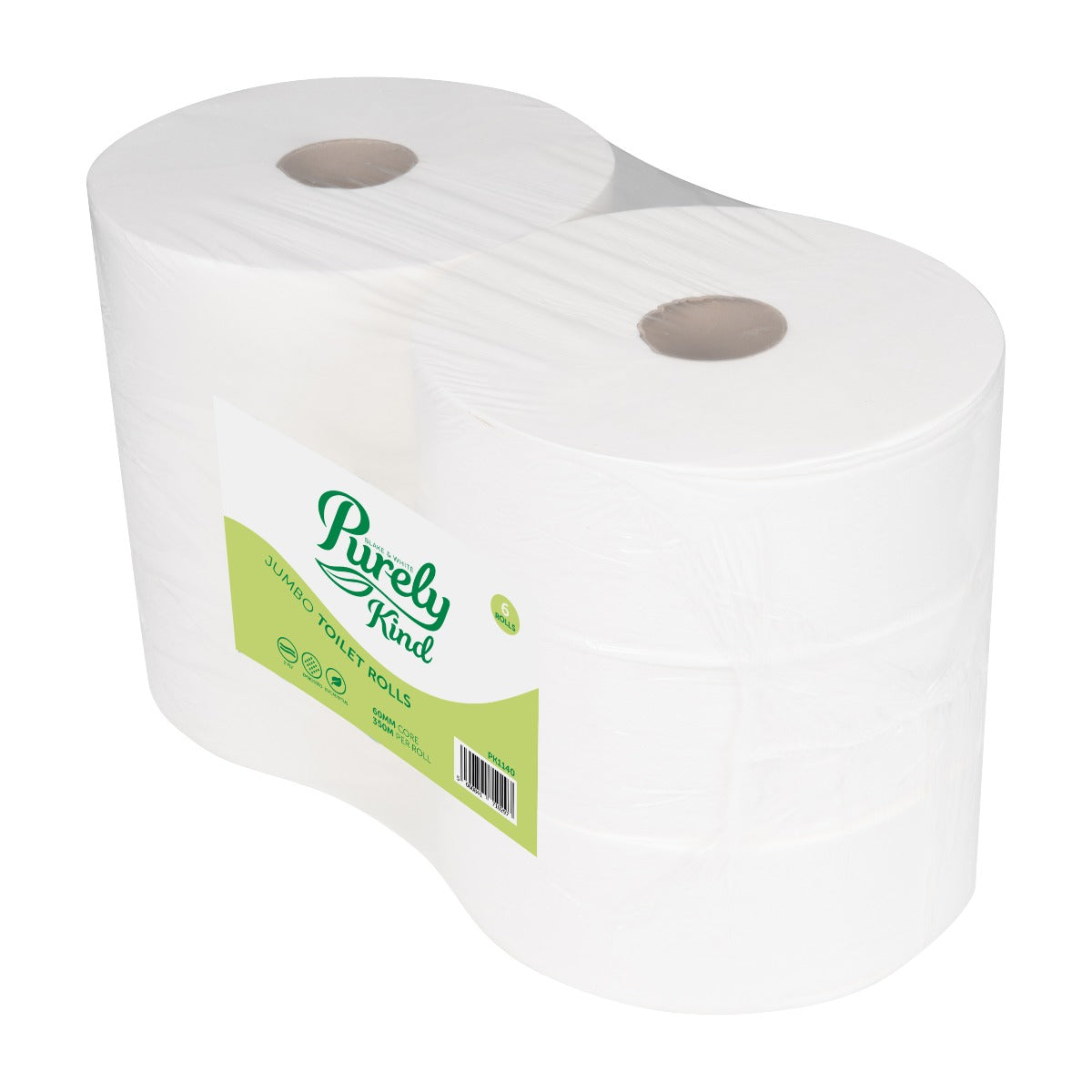 Purely Kind Toilet Roll 2ply Jumbo 350m Pack of 6