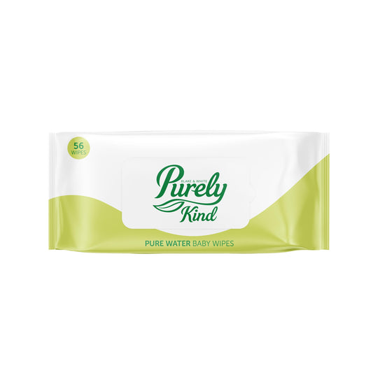 Purely Kind Baby Wipes Pure Water x 56 (1 Pack)