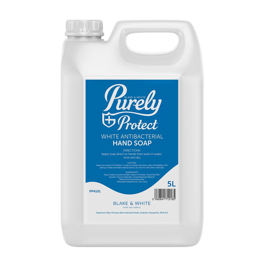 Purely Protect Antibacterial Hand Soap - Refill Your Dispenser (5L, White)