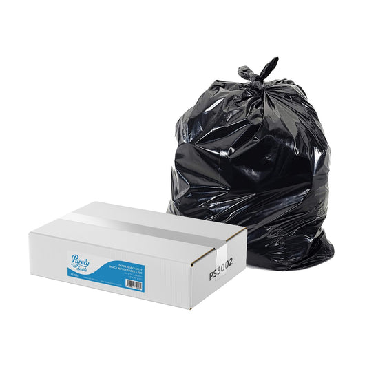 Purely Smile Standard Black Sacks Extra Heavy Duty Box x 200