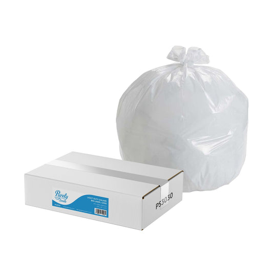 Purely Smile Square Bin Liner Light Duty Box of 1000