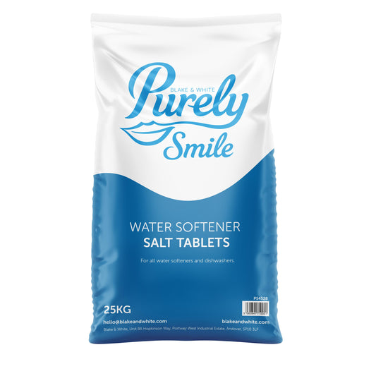Purely Smile 25kg Water Softener Salt Tablets (Softer Water, Healthier Home)