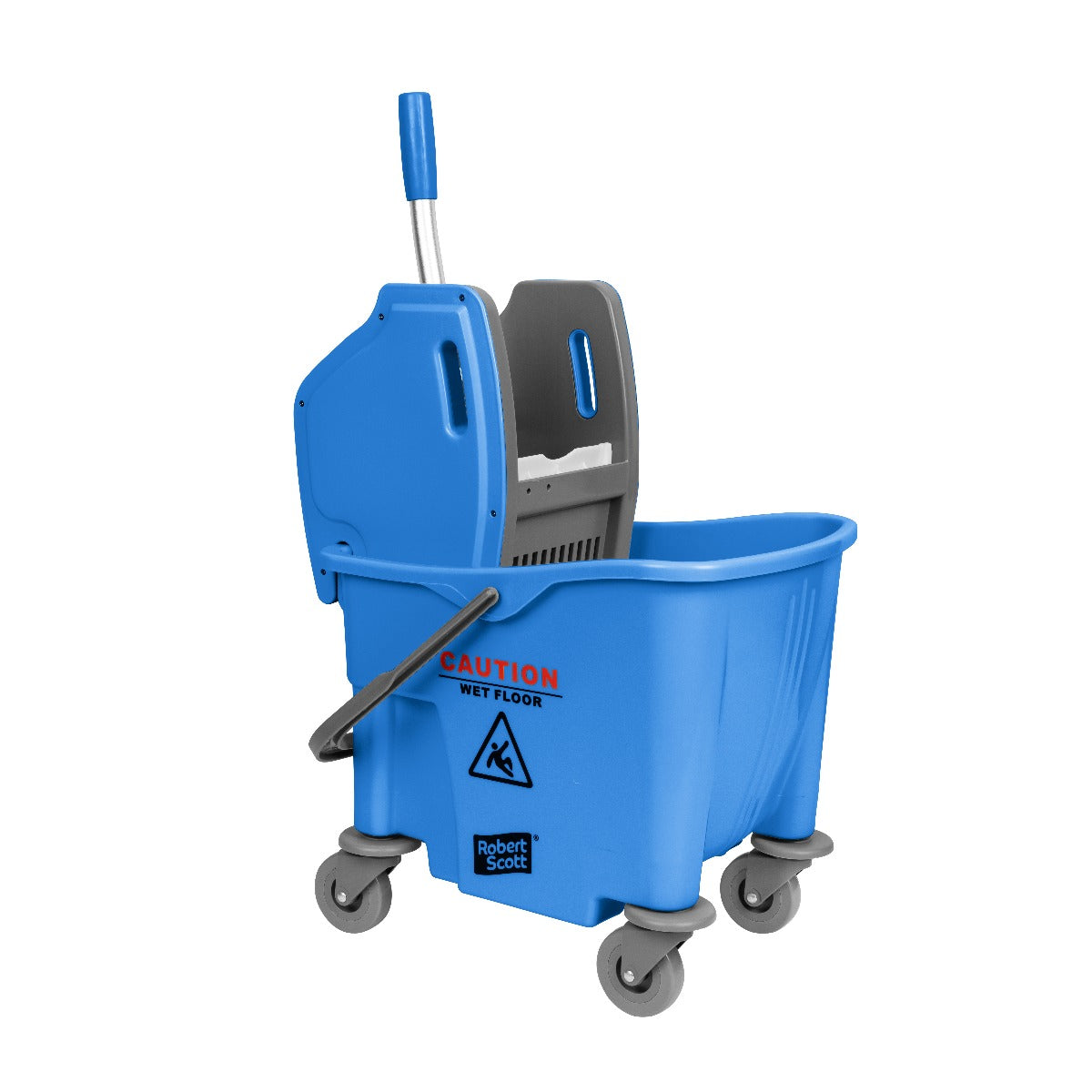 Purely Smile Kentucky Mop Bucket and Wringer 25 Litre Blue