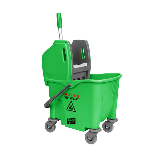 Purely Smile Kentucky Mop Bucket and Wringer 25 Litre Green
