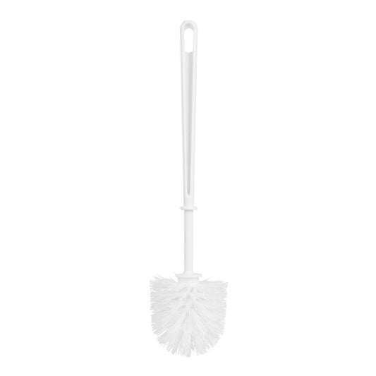 Purely Smile Toilet Brush: Deep Clean, Easy Grip (White Dome Head)