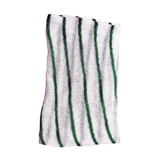 10 Pack Striped Green Dishcloths (Purely Smile)