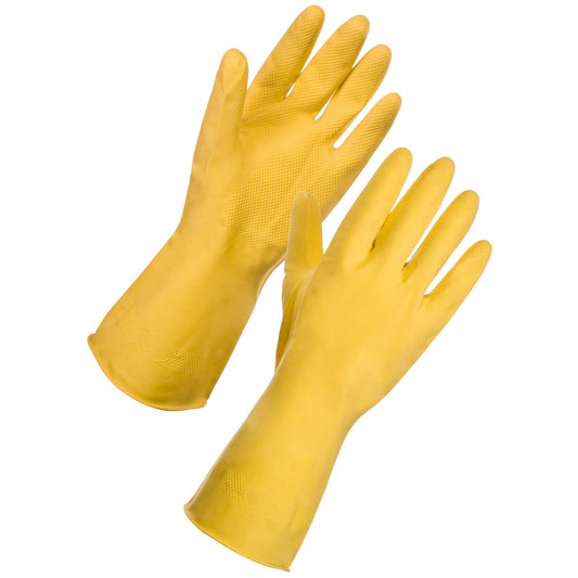 Purely Class Household Rubber Gloves Yellow Small x 1 pair